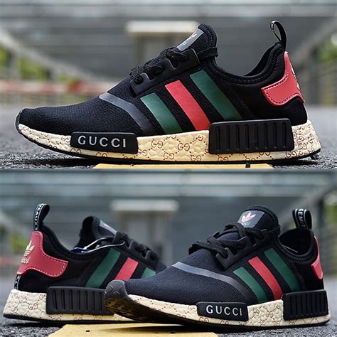 gucci x adidas nmd bee|Gucci NMD is it real.